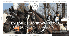 Desktop Screenshot of pietrowicewielkie.pl