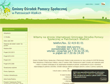 Tablet Screenshot of gops.pietrowicewielkie.pl